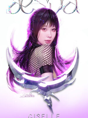 giselle Aespa kpop fanart print poster