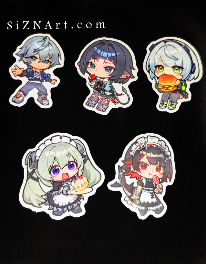 Zenless zone zero stickers 4