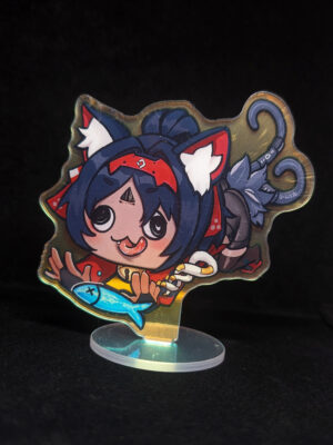 Zenless Zone Zero | ZZZ Nekomata Holographic Acrylic Standee | Nekomiya Mana ZZZ Double-Sided Acrylic Figure Stand | Fanmade Merch