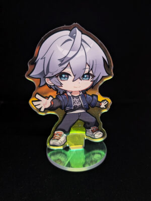Zenless Zone Zero | Wise Holographic Acrylic Standee ZZZ Fanmade Merch | Anime Acrylic Figure Stand