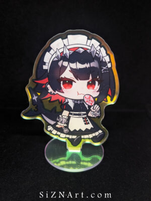 Zenless Zone Zero | Chibi Ellen Joe Holographic Acrylic Standee | Victoria Housekeeping | ZZZ Fanmade Merch | ZZZ Figure Acrylic Stand