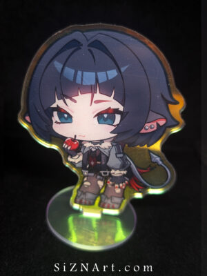 Zenless Zone Zero | Chibi Jane Doe Holographic Acrylic Standee | ZZZ Fanmade Merch | Anime Acrylic Figure Stand