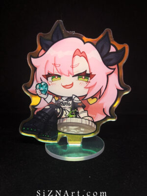 Zenless Zone Zero | ZZZ Nicole Demara Holographic Acrylic Standee | ZZZ Acrylic Figure Stand and Keychain | Nicole Merch