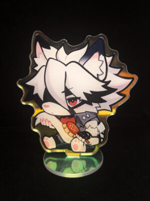 Zenless Zone Zero | ZZZ Lycaon Holographic Acrylic Standee | ZZZ Acrylic Figure Stand and Keychain | Lycaon Merch