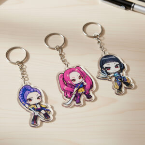 all three keychain