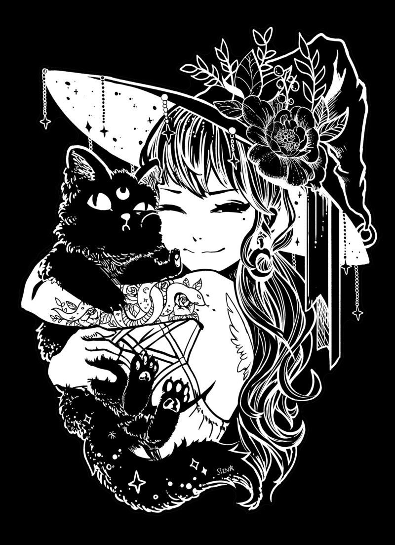 BLACK N WHITE WITCH