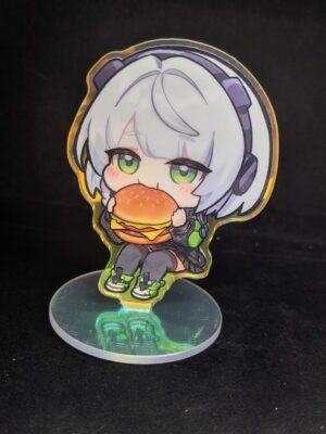 Zenless Zone Zero | Anby Demara Holographic Acrylic Standee ZZZ Fanmade Merch | Anime Acrylic Figure Stand