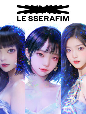 LE SSERAFIM Group Poster