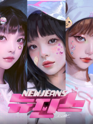 New Jeans Group Poster