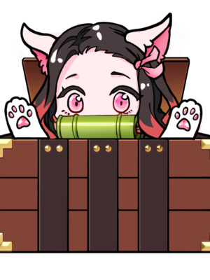 Nezuko in the Box Decal