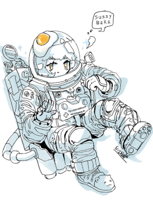 Original Character Astronaut Decal