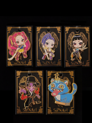 KPOP Demon enamel pins - 5 Designs